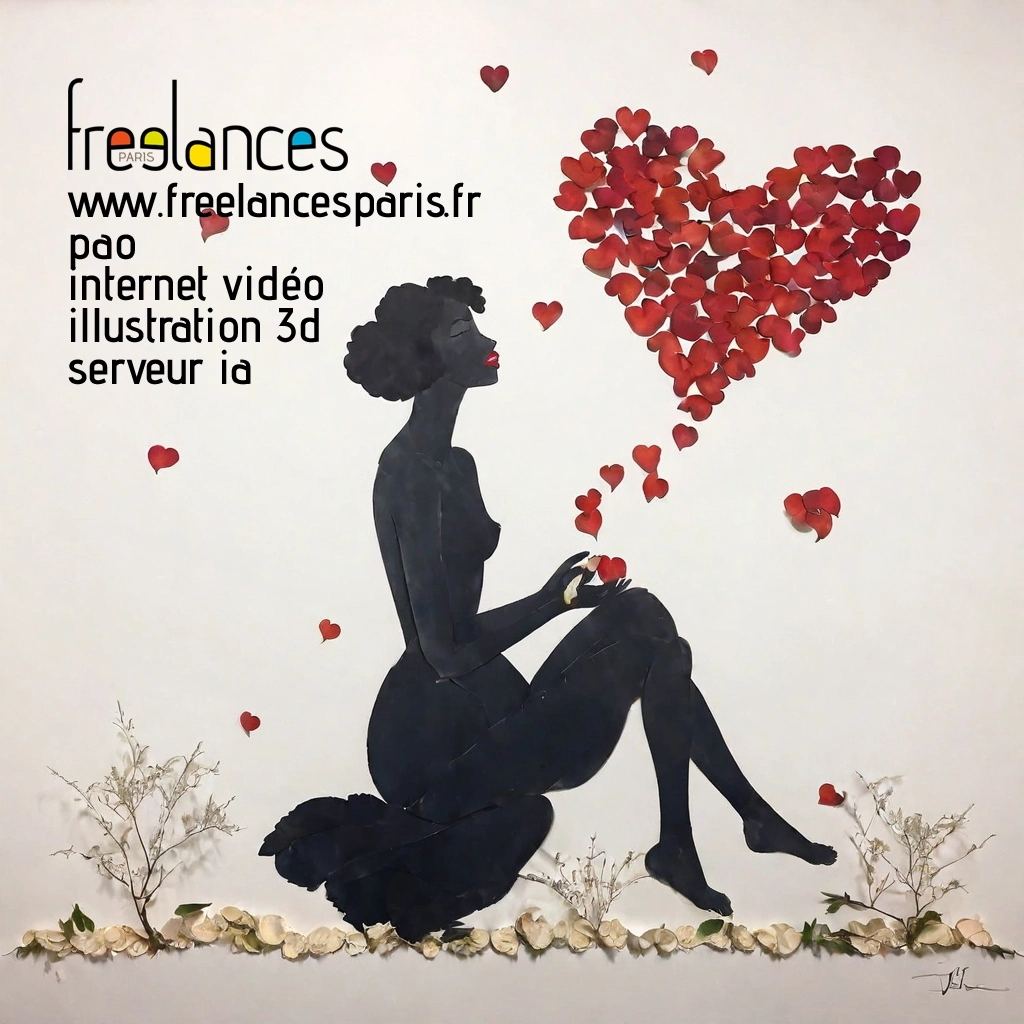 Pao mise en page internet vidéo illustration 3d serveur IA générative AI freelance paris studio de création magazines yrm3all0